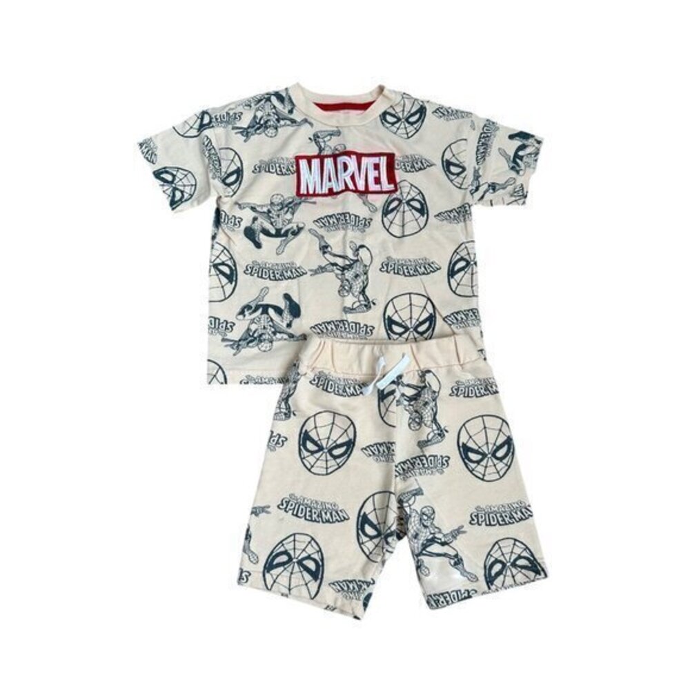 Marvel Spider-Man Kids 2-Piece Outfit T-Shirt & Shorts Size 4T